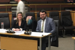 Councillors Aisha Cuthbert and Thomas Turrell