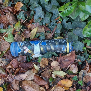 Discarded cannister